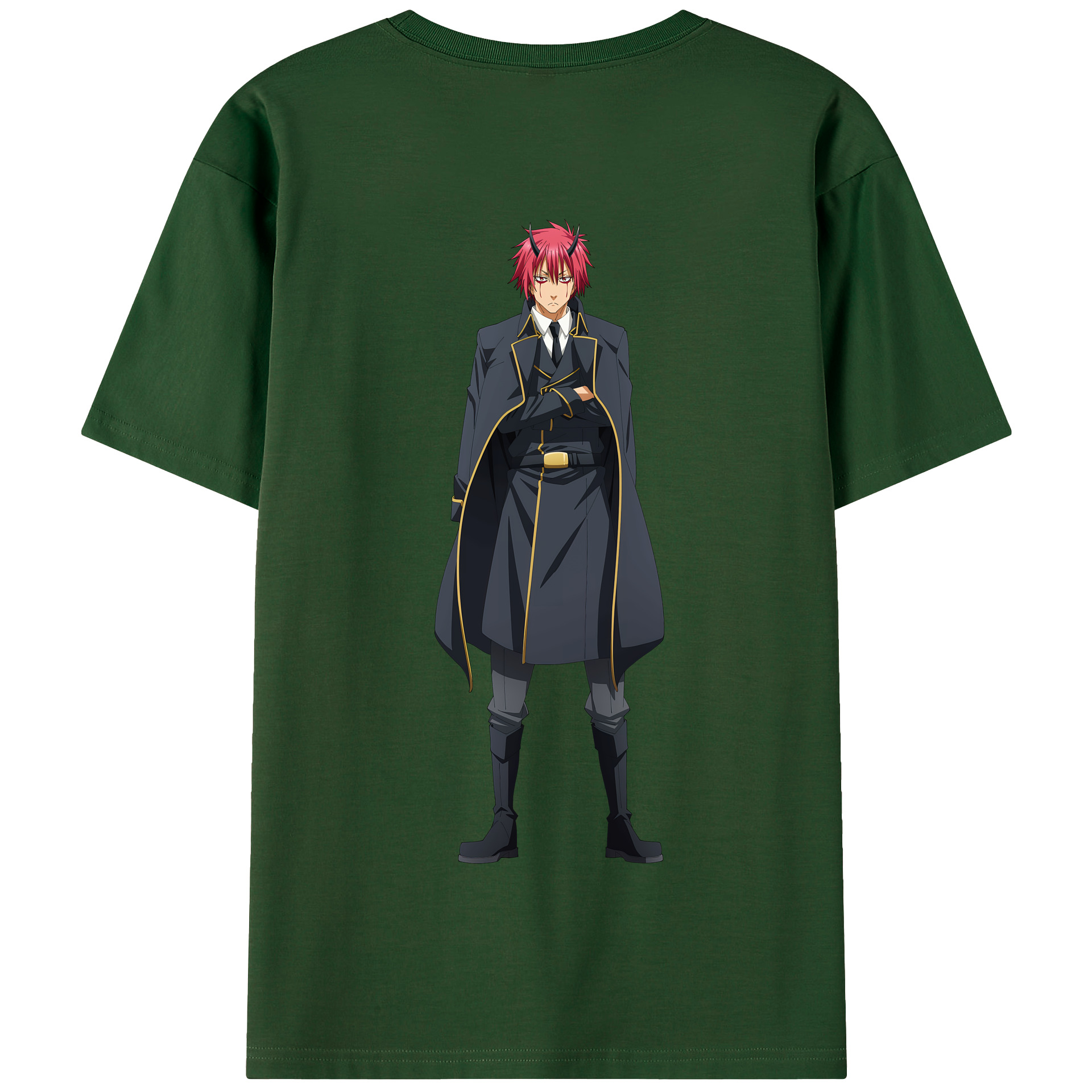 （画像用） 転スラ Regarding Reincarnated to Slime 綿100％半袖Tシャツ（背面プリント）
